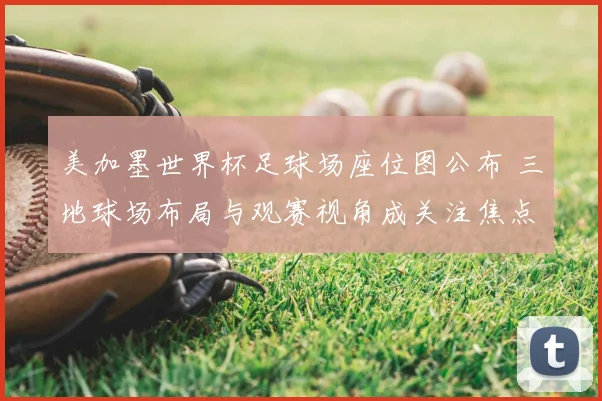 美加墨世界杯足球场座位图公布 三地球场布局与观赛视角成关注焦点